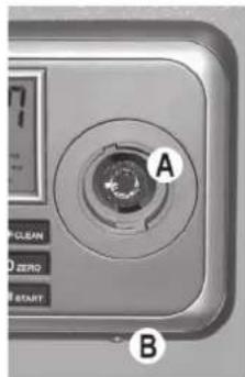 CONRAD Electronic Safe 25 LCD - Ouvrir/Fermer le coffre-fort avec la clé - 2