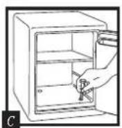 SentrySafe MSW0809 - Verlies van combinatie of sleutels - 3