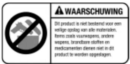 SentrySafe MS5635 - Verlies van combinatie of sleutels - 1