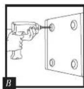 SentrySafe MS5635 - Kassakaapin kiinnitys: - 2