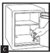 SentrySafe MS5635 - Anvisningar om golvmontering - 3