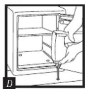 SentrySafe MS5635 - Instructions for floor mounting - 4