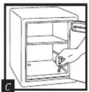 SentrySafe Fire Safe - Boren in de vloer: - 3