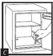 SentrySafe Fire Safe - Instructions for floor mounting - 3