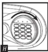 SentrySafe Fire Safe - Pariston asettaminen paikoilleen - 1