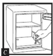 SentrySafe Fire Safe - Fixation du coffre-fort : - 3