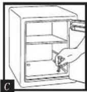 SentrySafe Fire Safe - Bor lantainya: - 3