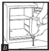 SentrySafe Fire Safe - Instructions for floor mounting - 4