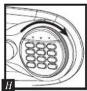 SentrySafe Fire Safe - Installation des piles - 1