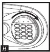 SentrySafe Fire Safe - Pemasangan baterai - 1