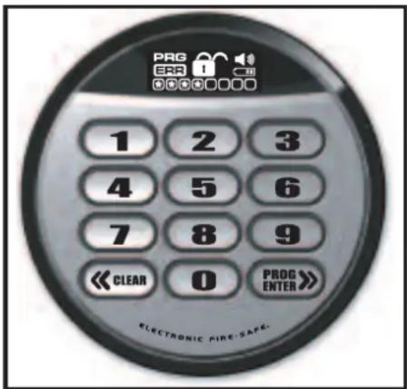 SentrySafe Fire Safe - Sistema di chiusura elettronica LCD avanzata - 1