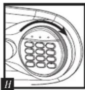 SentrySafe Fire Safe - Elektroniskt lås - 1