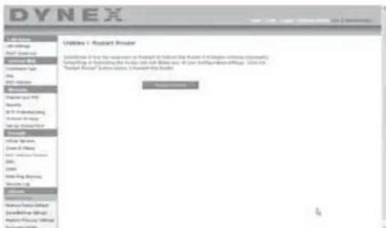 Dynex DXWGRTR - Para reinicuar el enrutador para restablecer el funciona: - 1
