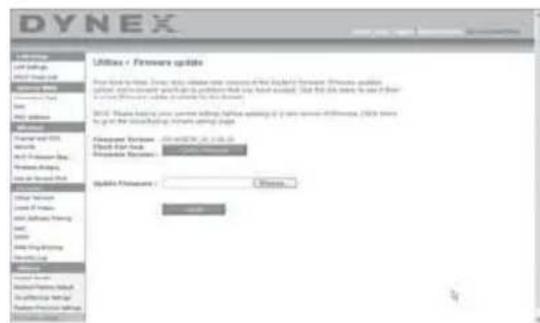 Dynex DXWGRTR - Paraactualizarelfirmware delenrutador: - 1
