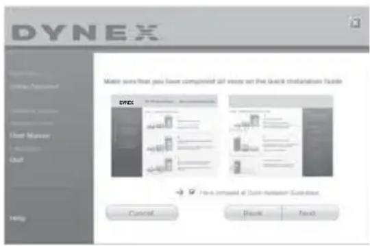 Dynex DXWGRTR - Pour exécuter l'Assistant Configuration: - 2