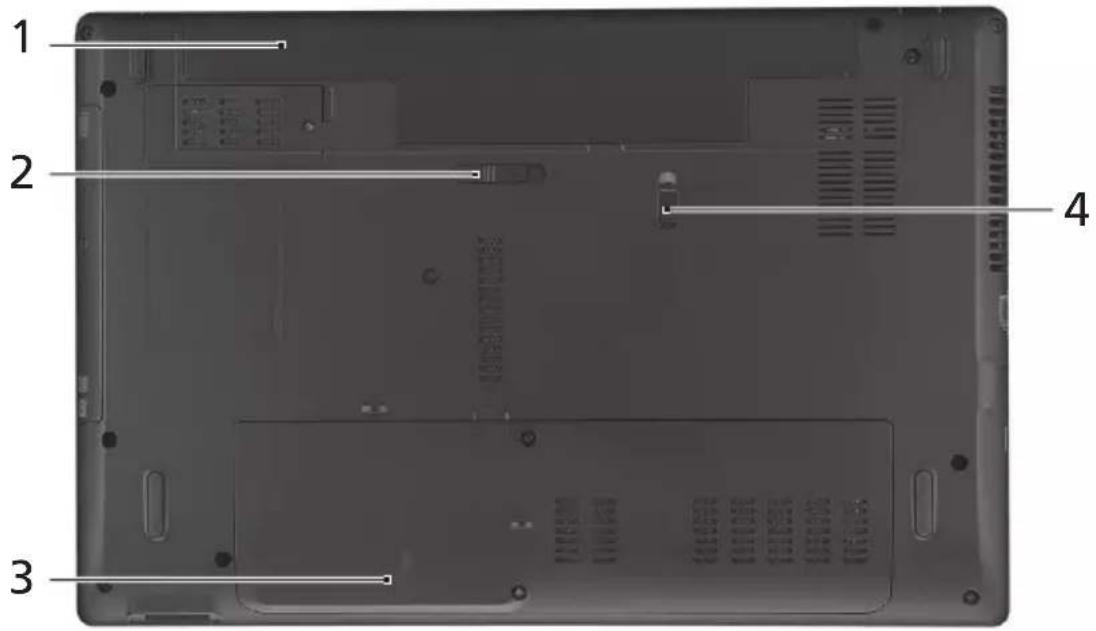 eMachines E442 - Unterseite - 1