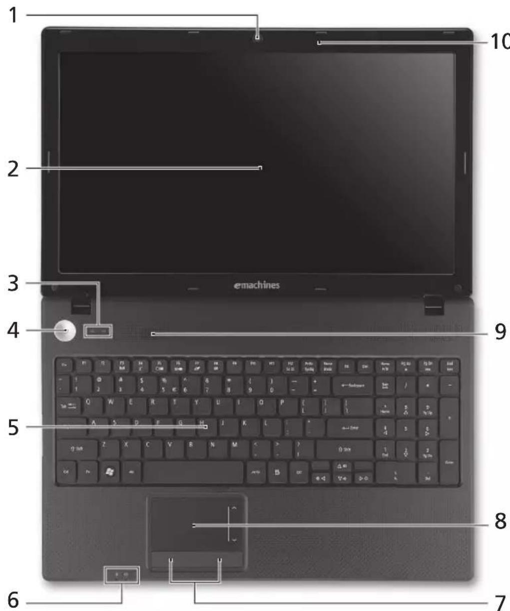 eMachines E442 - Visite guidée de votre notebook eMachines - 1