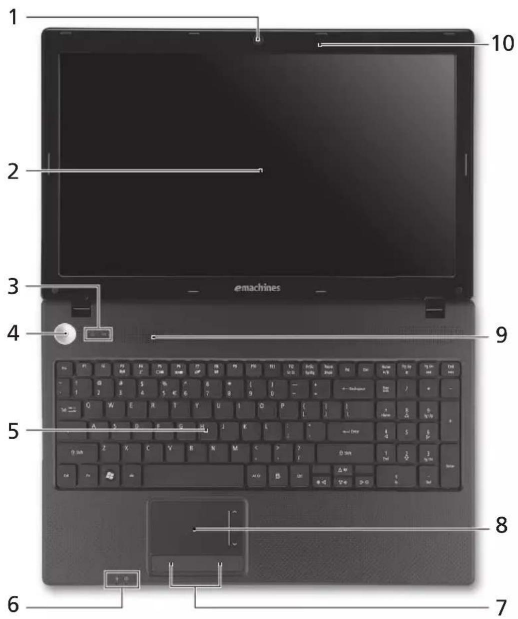 eMachines E442 - Rondleiding door uw eMachines notebook - 1
