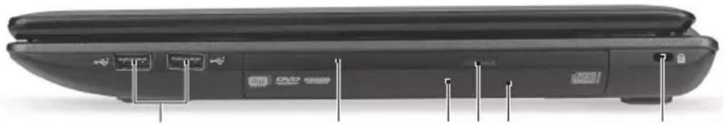 eMachines E442 - 右视图 - 1