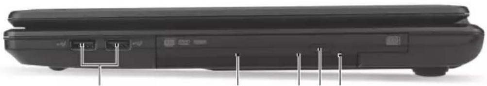 eMachines D528 - Right view - 1