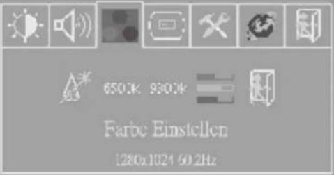 Emprex LM1541 - Sekundäre Menüeinstellungen - 9