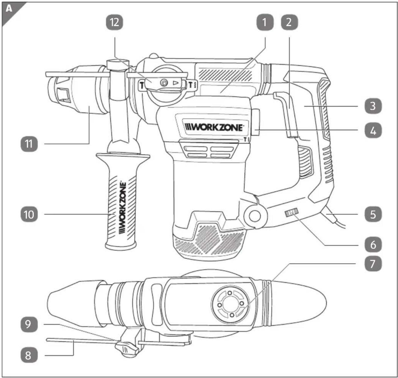 Workzone PT150601 - Inhaltsverzeichnis - 1
