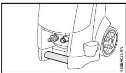 STIHL RE 128 Plus - Transport handle (RE 118, 128 PLUS only) - 1