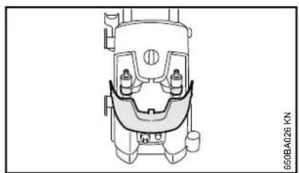 STIHL RE 128 Plus - Storage compartment for nozzles - 1