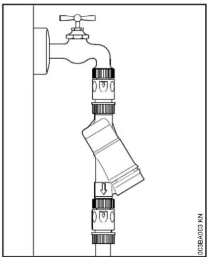 STIHL RE 128 Plus - Connect hose - 2