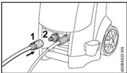 STIHL RE 128 Plus - Connect hose - 1