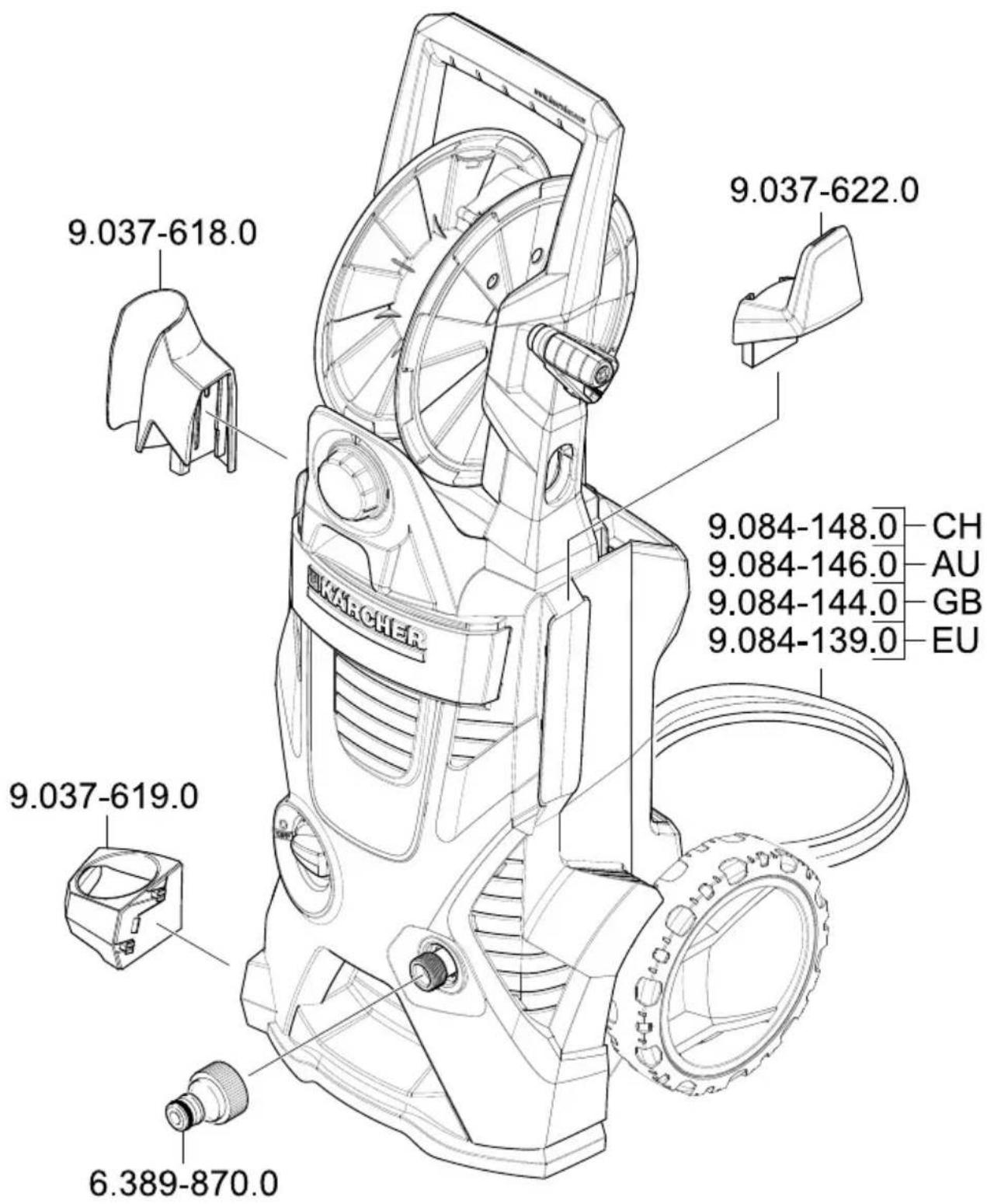 Kärcher K 4.700 MD - Pibehb notyKhocti dB(A) - 2