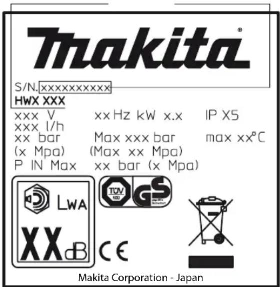 MAKITA HW132 - ИНФОРМАЦИЯ ЗА ИЗПОЛЗВАНЕ НА УРЕДА (ФИГ. 4) - 4