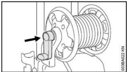 STIHL RE 118 - Crank for hose reel - 1