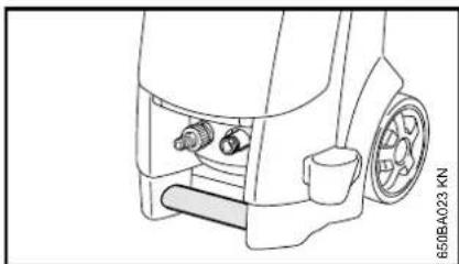 STIHL RE 118 - Transport handle (RE 118, 128 PLUS only) - 1