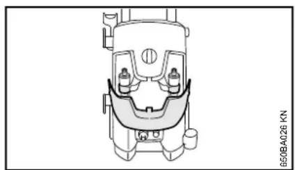 STIHL RE 118 - Storage compartment for nozzles - 1