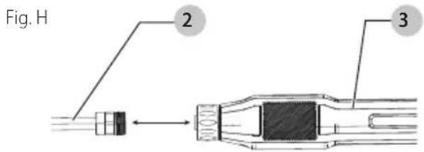 BLACK & DECKER PW1400 - Conexión de Varilla de Rocio (Fig. H) - 1
