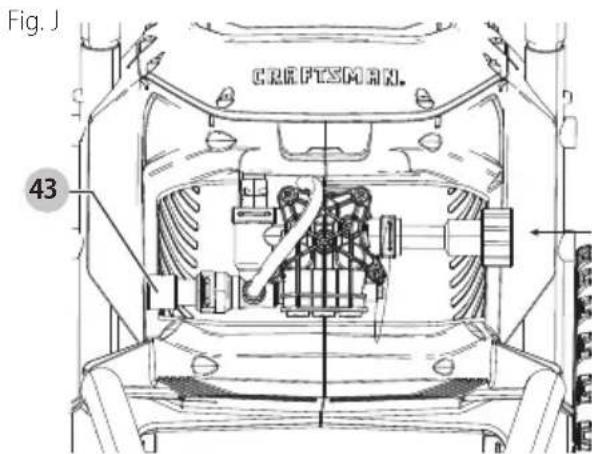 BLACK & DECKER PW1400 - Fixer le boyau d'arrosage (Fig. K) - 2