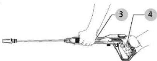 BLACK & DECKER PW1400 - Colocacion Adecuada de Manos (Fig. M) - 1