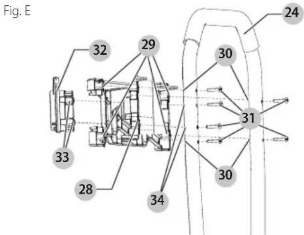 BLACK & DECKER PW1400 - Assemble Crossmember and Spray Handle Storage Hook (Fig. E) - 1