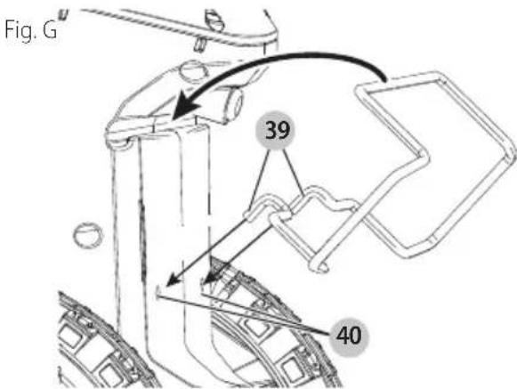 BLACK & DECKER PW1400 - Rangement du cordon d'alimentation (Fig. G) - 1