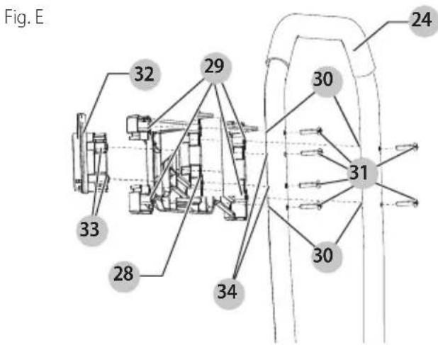 BLACK & DECKER PW1400 - Ensemble el Travesano Y Gancho de Almacenimiento de Manija de Rocio (Fig. E) - 1