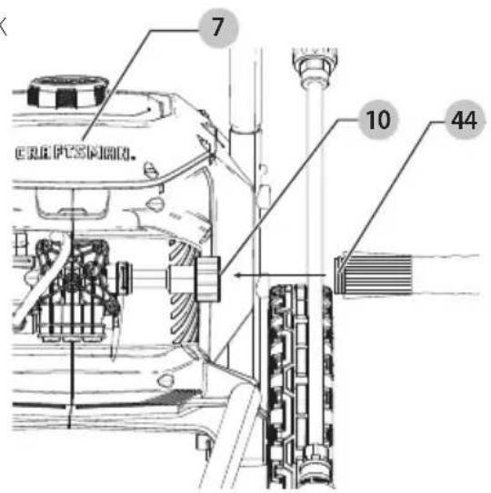 BLACK & DECKER PW1400 - Fixer le boyau d'arrosage (Fig. K) - 3