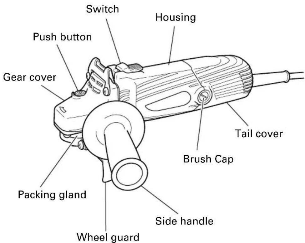 HITACHI G 12SS - NAME OF PARTS - 1