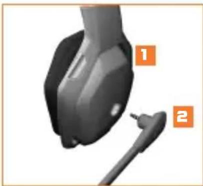 TRITTON Warhead 7.1 - ANSCHLUSS DES MIKROFONS - 1