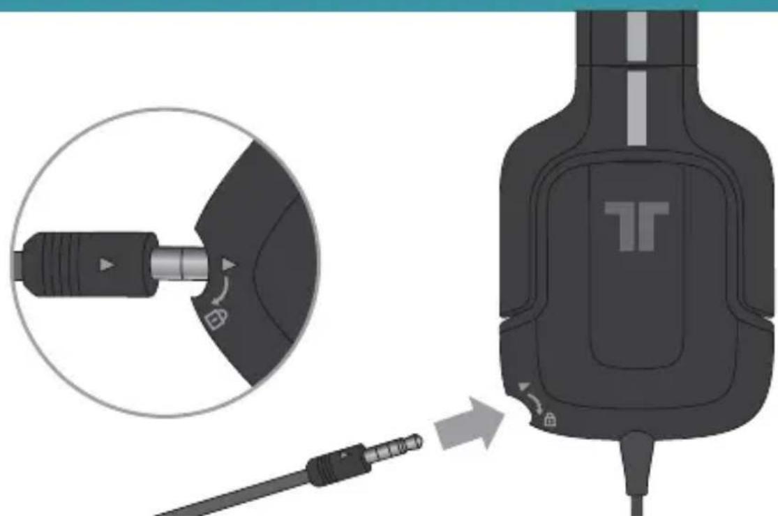 TRITTON Kunai (Wii U) - Anschlieben des Mikrofons - 1