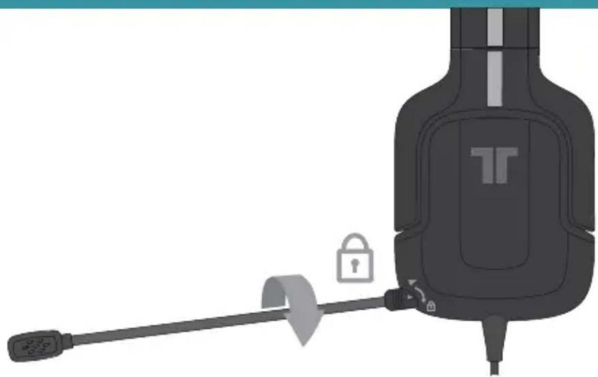 TRITTON Kunai (Wii U) - Anschlieben des Mikrofons - 1