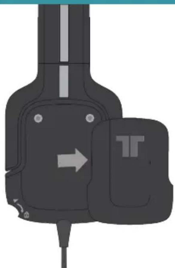 TRITTON Kunai (3DS) - como guitar los Tags de los altavoces - 1