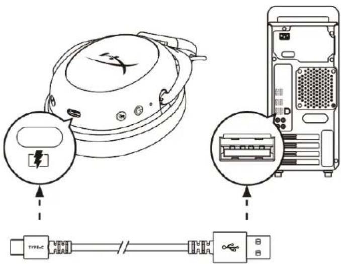 HYPERX Cloud II - Wired charging - 1