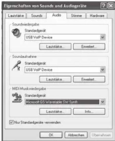Cabstone Mobile Music 95109 - HINWEIS Funktioniert das Gerät nicht per plug & play, wahren Sie als Audio Standard in der Systemsteuerung „USB Audio Device" oder die entsprechenden Anschlüsse aus. - 1