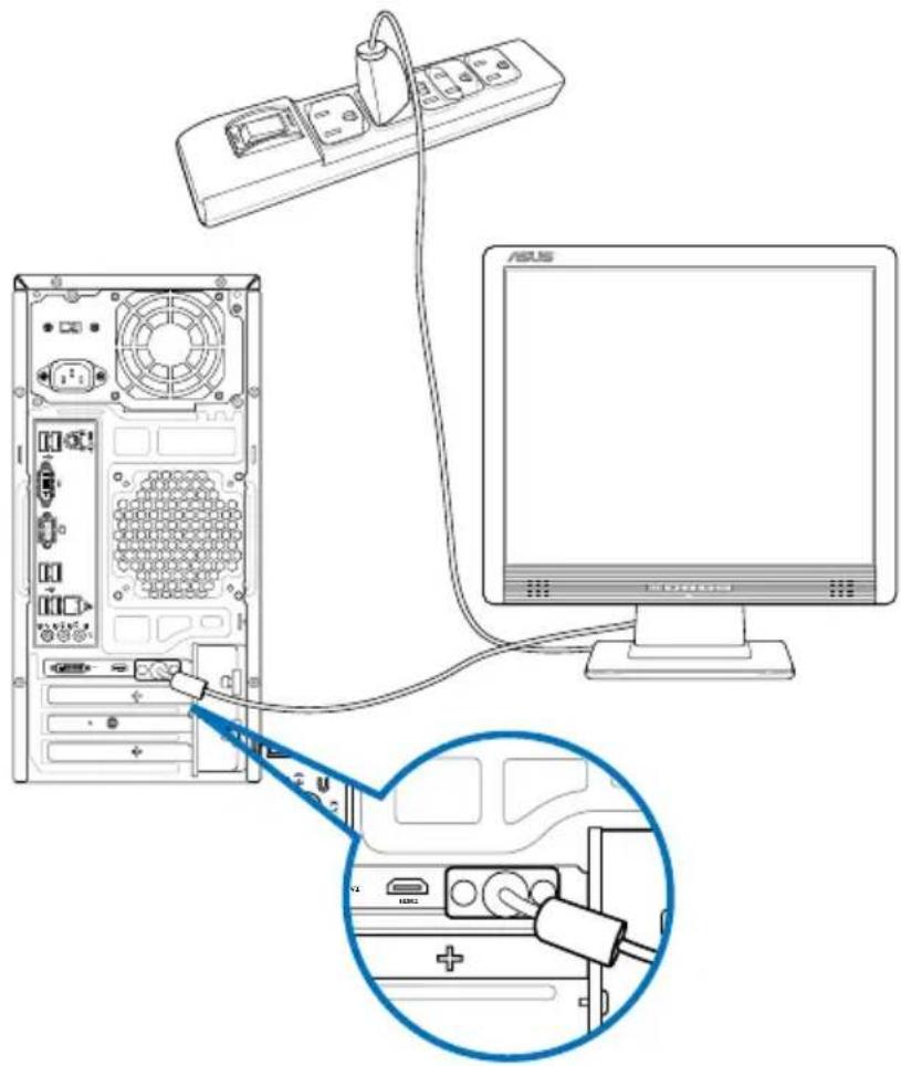 ASUS CM6331 - Connector un moniteur externe - 2